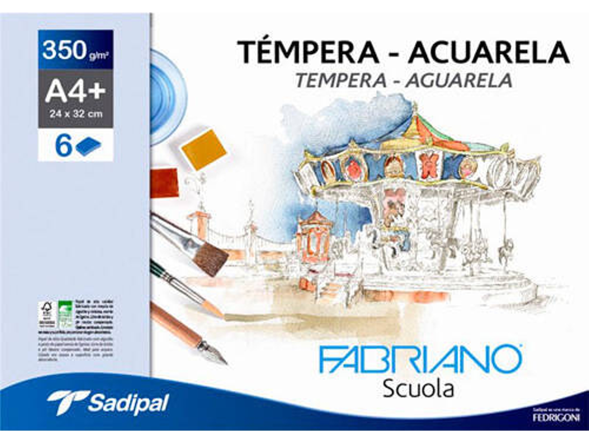 Bloc de Dibujo FIRMO Dibujo (A4 - Liso - Blanco)