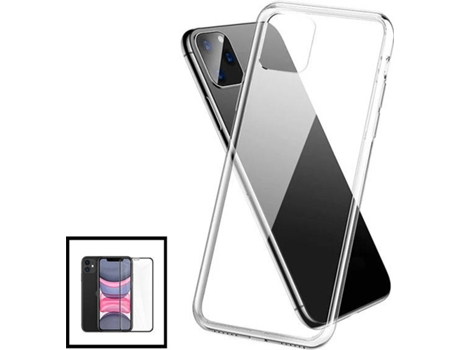 Kit Carcasa + Protector de Pantalla Apple iPhone 12 Mini PHONECARE Transparente