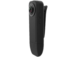 Mini cámara inalámbrica con clip ligero, grabadora de video 1080P, cámara portátil con visión nocturna y detección de movimiento Bestvite (negra)