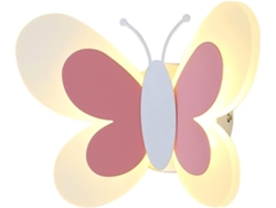 Arte De Pared Acrílico Decorativo, Patrón, Certificado Ce, Luz Cálida, Rosa Y Blanco, Para