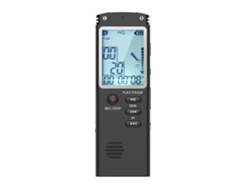 Reproductor MP3 inteligente con memoria de 8 GB, pantalla HD grande y reducción de ruido (negro)