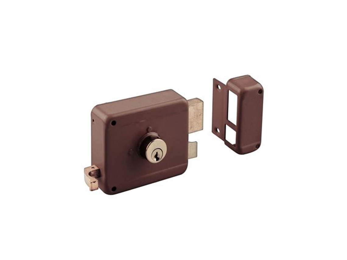 Cerradura Sobreponer Handlock Hierro Pintado 85x120 Mm Derecha