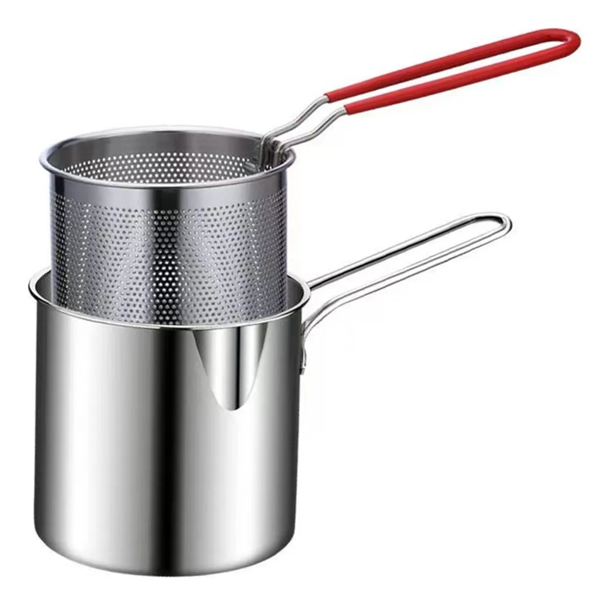 Freidora de acero inoxidable con cesta para freír Lidvayotoy