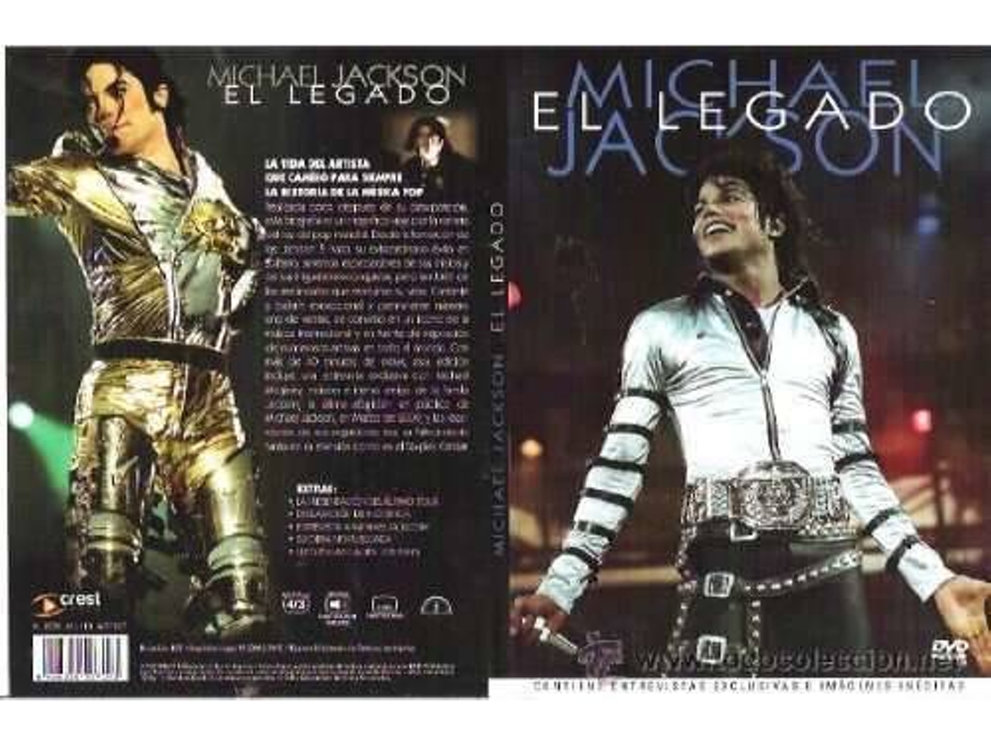 DVD Michael Jackson - El Legado (Edicion Especial) (Edición en Español)