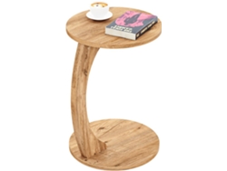 Mesa de Apoyo [EN.CASA] (Marrón - Aglomerado de Madera - 56 x 38 cm)