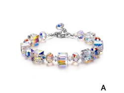 Pulsera Aurora Boreal con Cristales Cúbicos - Promoción Nostalgia88