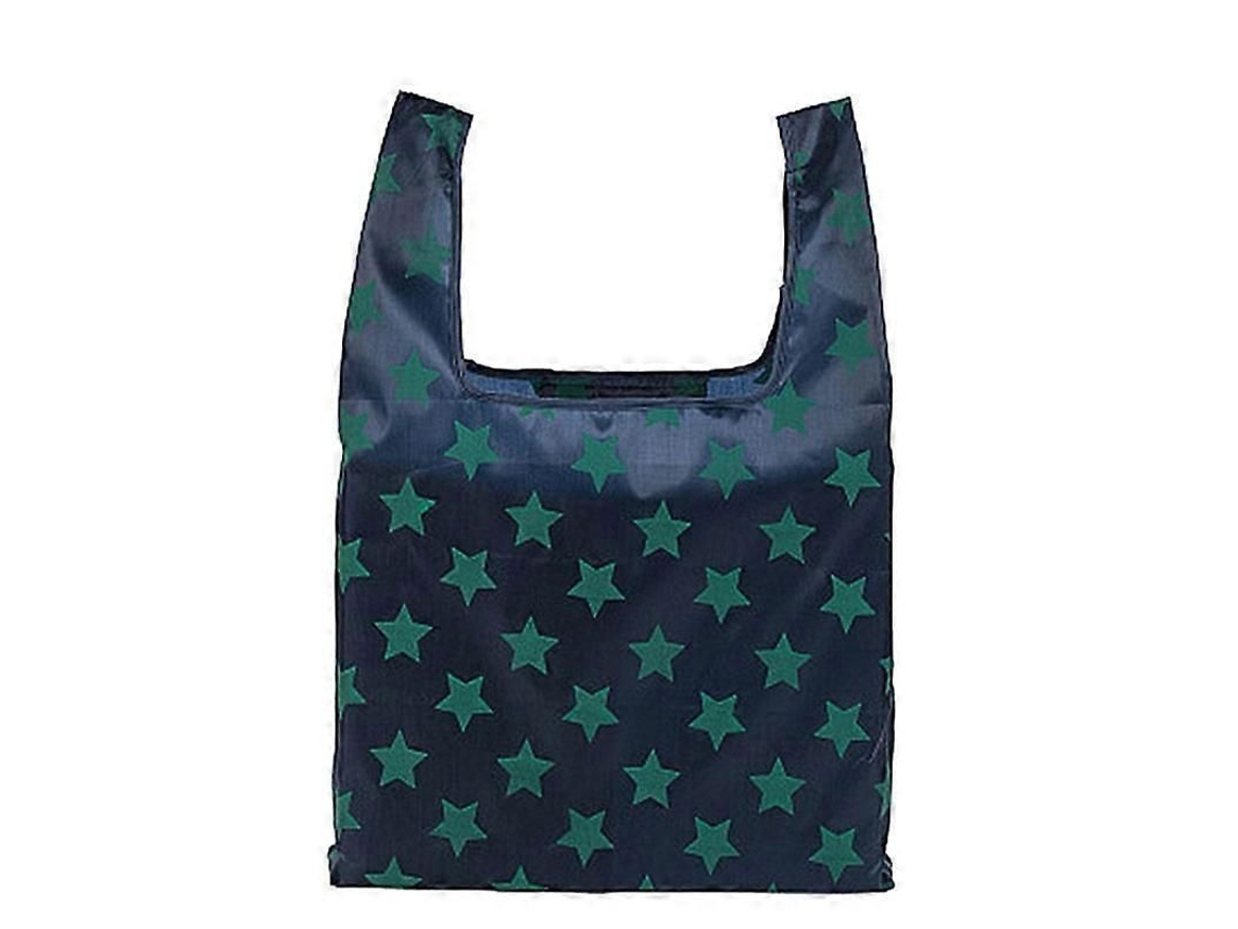 Bolsa de compras plegable con estampado, bolsa de almacenamiento de gran capacidad. GOKOCO