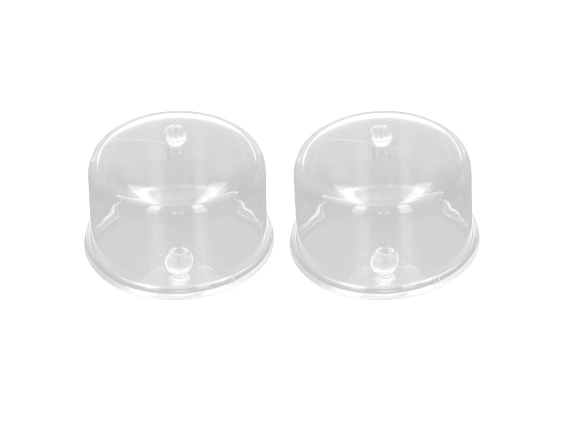 2pcs Lata De Doces Transparente Miniatura 1:12 Para Casa De Bonecas Acessórios