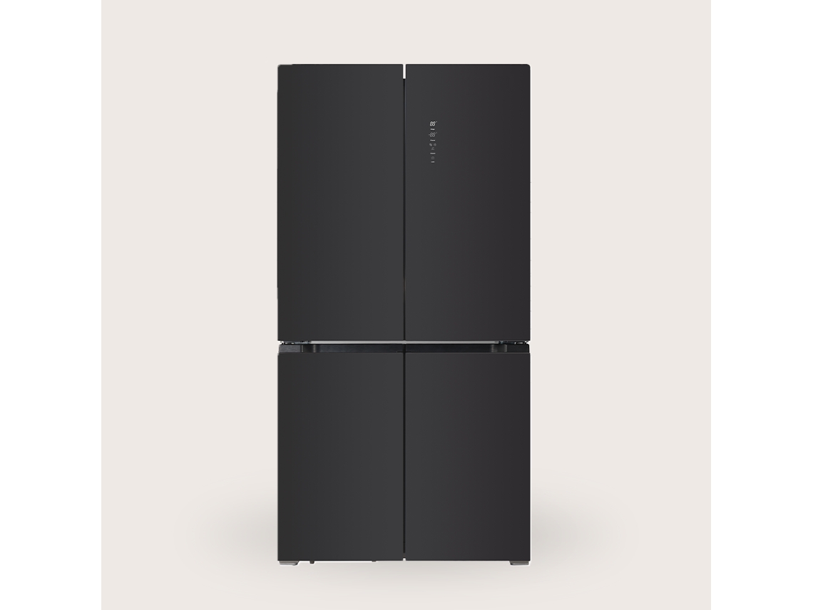 Refrigerador Evvo F100 de 4 puertas con cristal, motor Inverter, Total No Frost, 321 l (169 l)