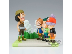 Figura de piratas de One Piece Log Stories Usopp 7cm B.active