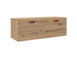 Maison Exclusive - Armario De Pared Roble Artesanal 100 X 36,5 X 35 Cm