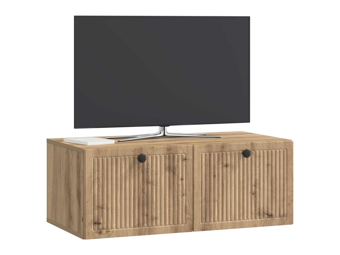 Maison Exclusive - Mueble Para Tv De Pared Roble Artesanal 78,5 X 41 X 30 Cm