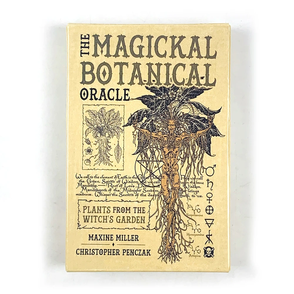Cartas Del Oráculo De Las Plantas Mágicas, Baraja De Tarot De 33 Cartas (versión En Inglés), Juego De Cartas
