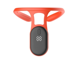 Entrenador Inteligente De Postura Con Lcd Para Prevenir La Cifosis Monitoreo Preciso Corrector De Postura Colgante Naranja