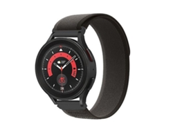 Pulsera Para Garmin Forerunner 255 / 745 Correa De Reloj De Nylon De 22 Mm Negro Cinza Chennnls
