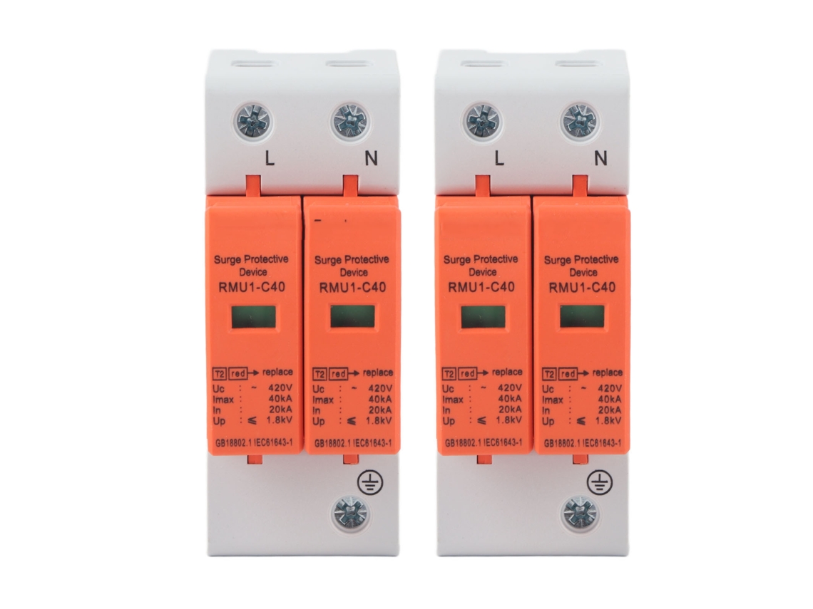 2p Dispositivos De Protección Contra Sobrecargas Spd 420v, Protector De Onda Para Hogar, Interruptor Eléctrico Rmu1‑c40