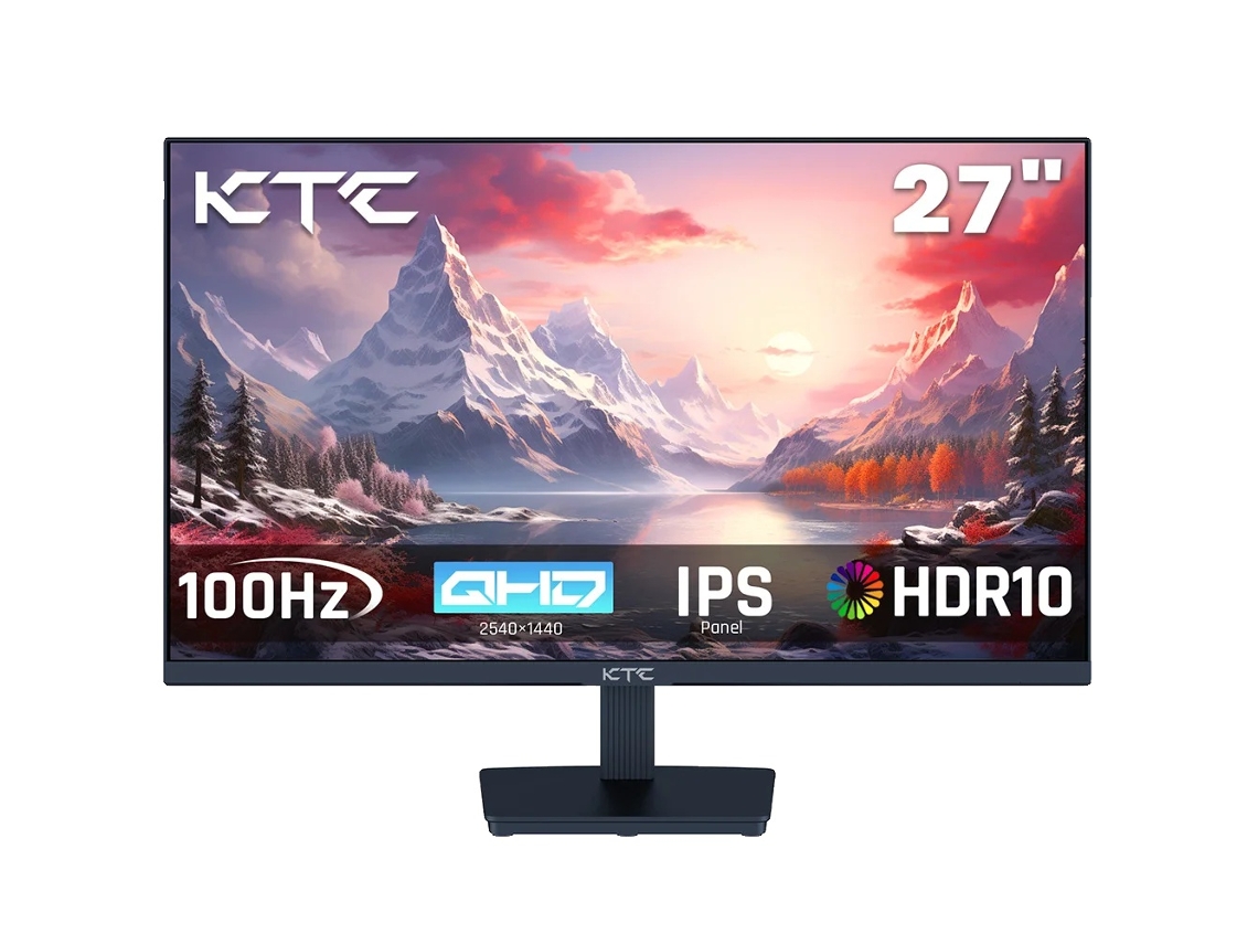 Monitor para juegos, resolución 2560x1440, frecuencia de actualización 100 Hz, KTC H27T27, enchufe europeo OEM