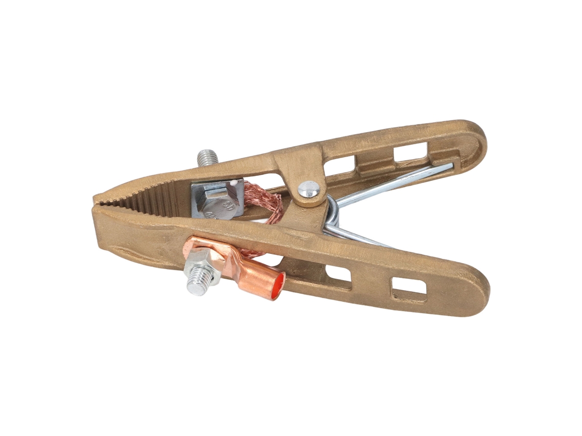 Pinza De Tierra Para Soldadura De Alta Potencia De 800 A En Forma De A Para Máquinas De Soldar Con Agarre De Clip.