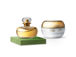 O BOTICÃRIO Cofre de Perfume O BOTICÁRIO Lily Perfume, Crema Hidratante y Caja Flores (325 ml)