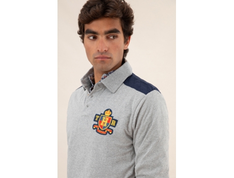 Polo de Hombre THROTTLEMAN Nan Gris (L)