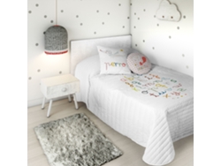 COLCHA BOUTI ESTAMPADA CAMA 105 ALGODÓN EXTRA SUAVE FABRICADO EN ESPAÑA ABCD HACIENDO EL INDIO