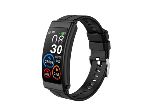 Smartwatch K13 con Auriculares Bluetooth Compatible 2 en 1 Podómetro Negro