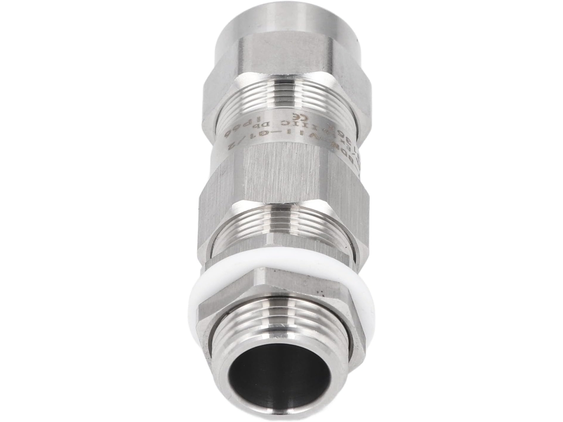 Prensaestopas Impermeable, G1/2 En Acero Inoxidable 304, A Prueba De Explosiones.