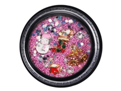 Perlas Para Decoração De Unhas + Purpurina Sequências Irregulares Pedras Strass + Decoração De Liga 5