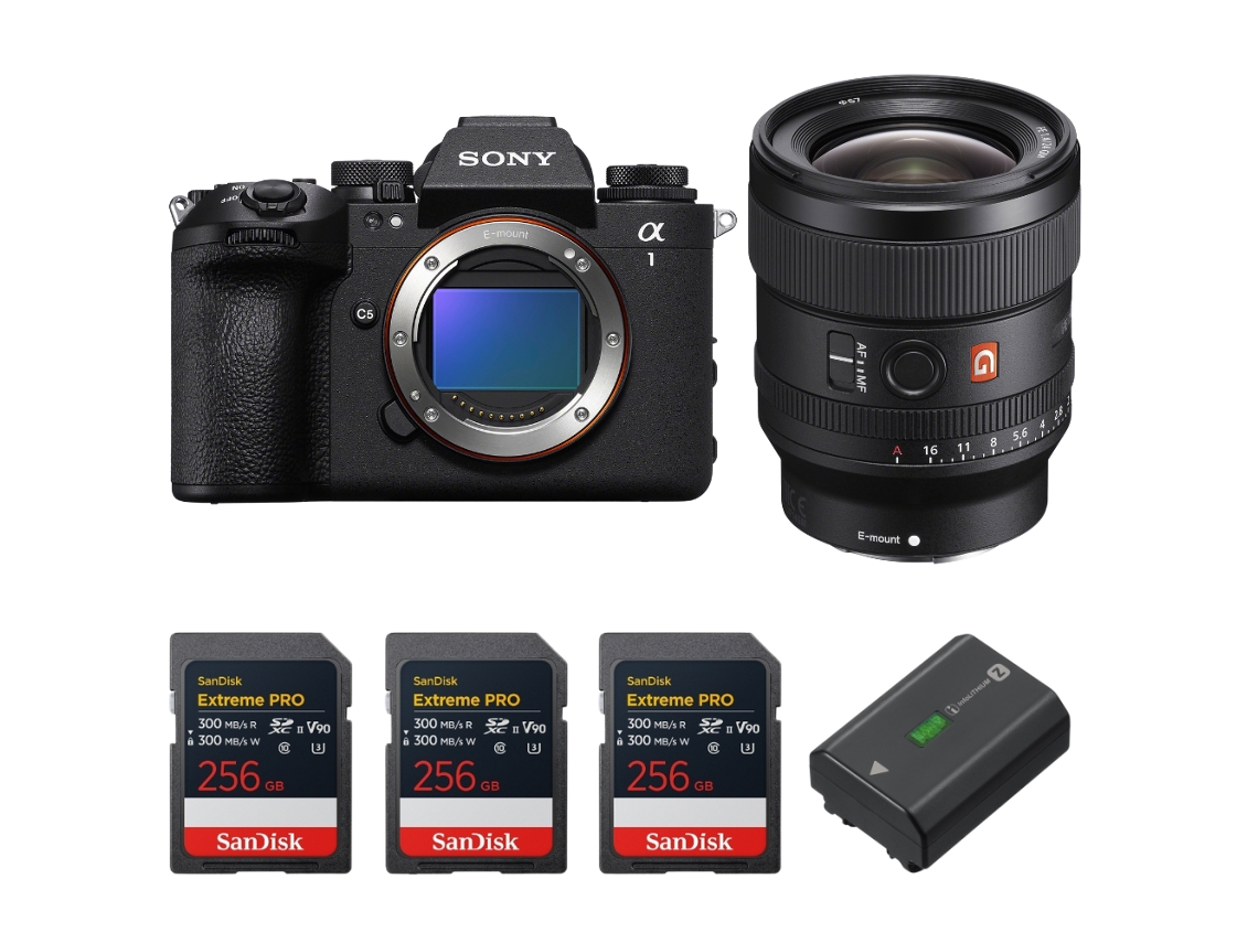 Sony Alpha 1 Ii + Fe 24mm F/1.4 Gm + 3 Sandisk 256gb Extreme Pro Uhs-ii Sdxc + Sony Np-fz100 + Ebook “20 Consejos Para Fotos Que Impactan”