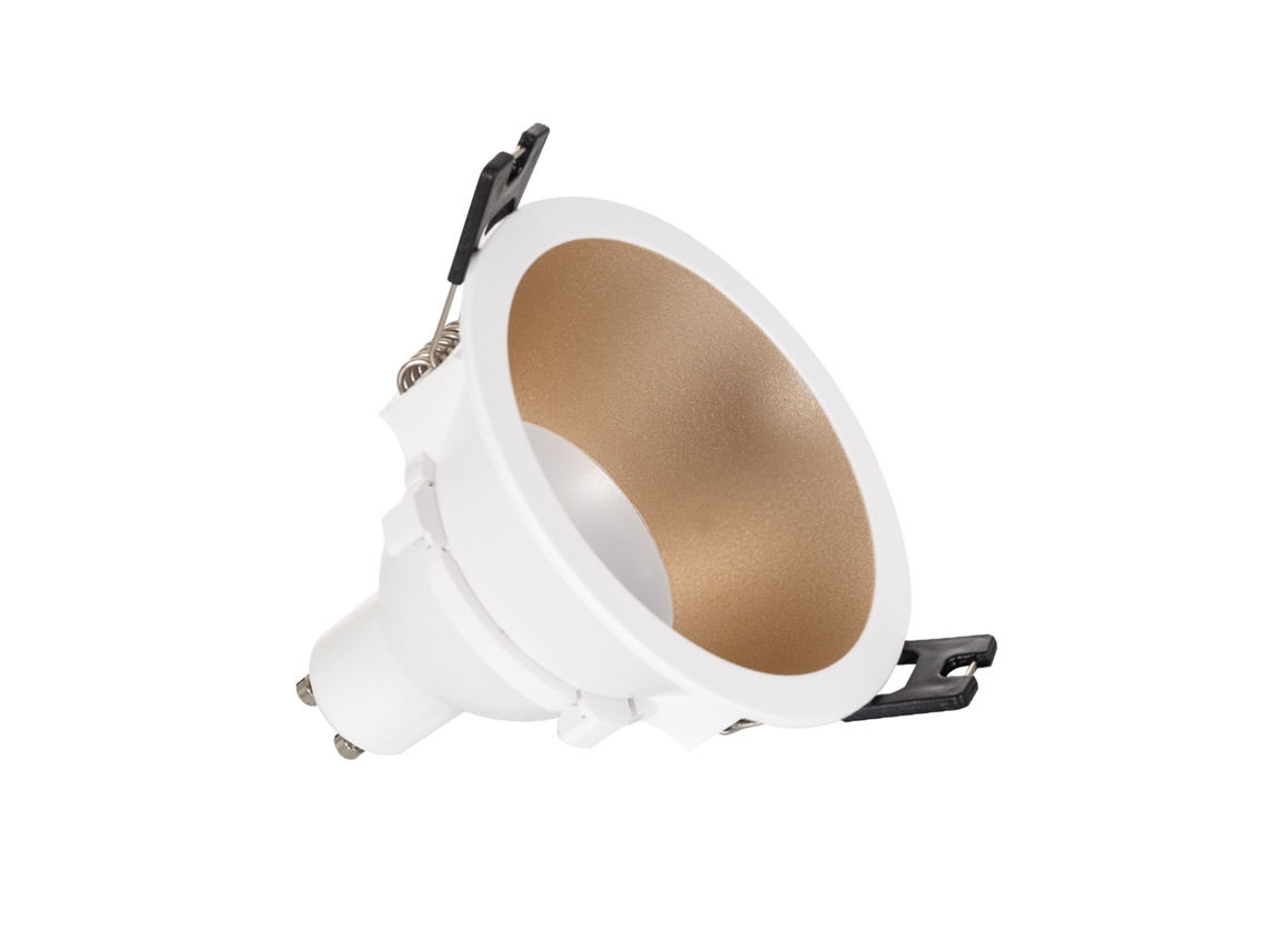 Foco Downlight Cónico GU10 6W Corte Ø 75 mm PC