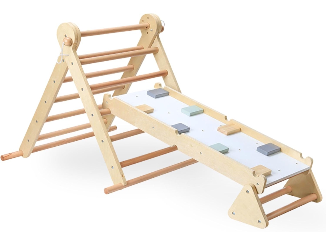 Juego de altura Air, Wall, Balance Pod, Pikler Triangle 3 niveles, hasta 50 kg Mamabrum