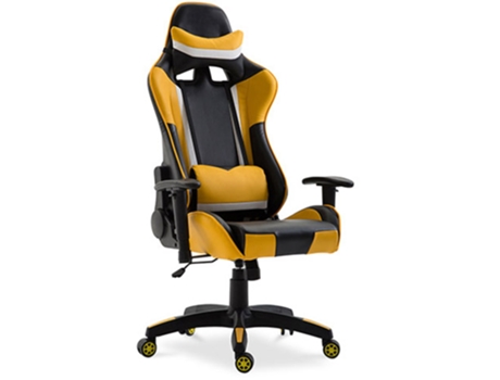 Silla de Oficina con Brazos Silla de Escritorio con Ruedas Gamer Guy 58x67cm PRIVATEFLOOR