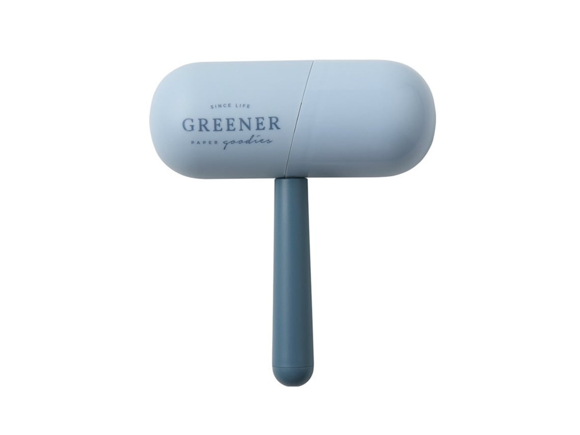 Cápsula adhesiva para quitar pelusas, rodillo quitapelusas, paño para el pelo, extraíble, para el hogar, color azul
