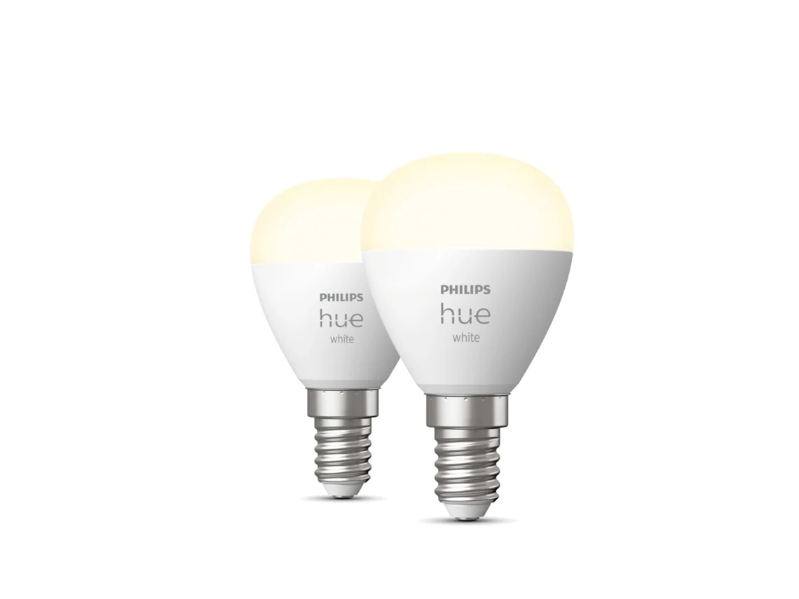 Philips Hue Spherical White - Bombilla inteligente E14 Pack de 2 PHILIPS