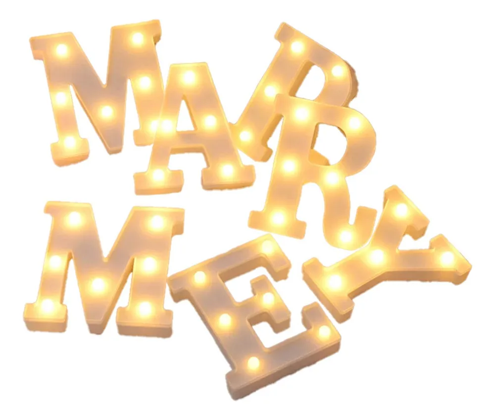 Nueva propuesta de lámpara LED con letras luminosas de Vayotoy