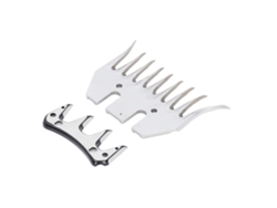 Cuchilla curva de 9 dientes para cortapelos eléctrico de ovejas/cabras (pieza de repuesto)