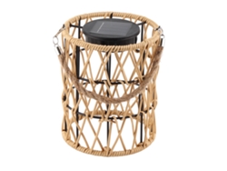2026-linterna Colgante Solar Exterior Con Led Rattan Impermeable Ip44 Luz Cálida Para Jardín Patio Mesa Decoración