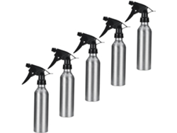 Botellas Pulverizadoras Vacías De 250 Ml, Ligeras Y Fáciles De Usar, De Plástico Plateado, Paquete De 5