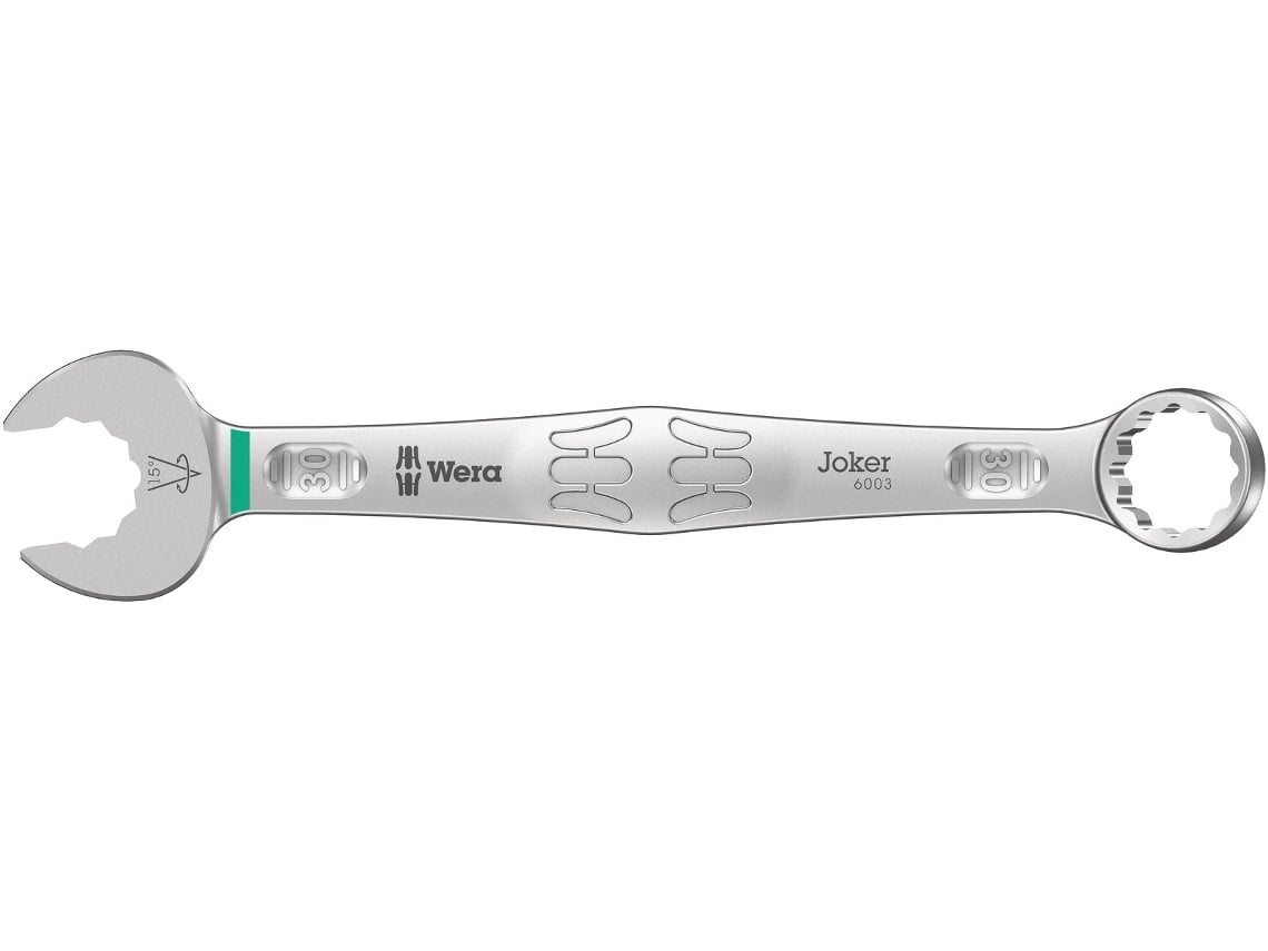Llave Joker combinada de anillo y boca 6003 Joker 30 WERA 05020505001