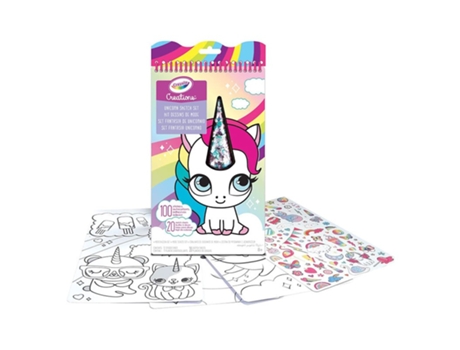 Juego Criativo CRAYOLA Creations Album Fantasia de Unicornio (Edad Mínima Recomendada: 8 años)