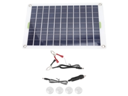 Cargador Solar Portátil De 30 W Y 12 V Con Controlador Inteligente, Resistente Al Agua Para Vehículos Recreativos.