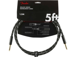Cable para Instrumentos FENDER Deluxe Series Jack/Jack Black Tweed (1,5 m)