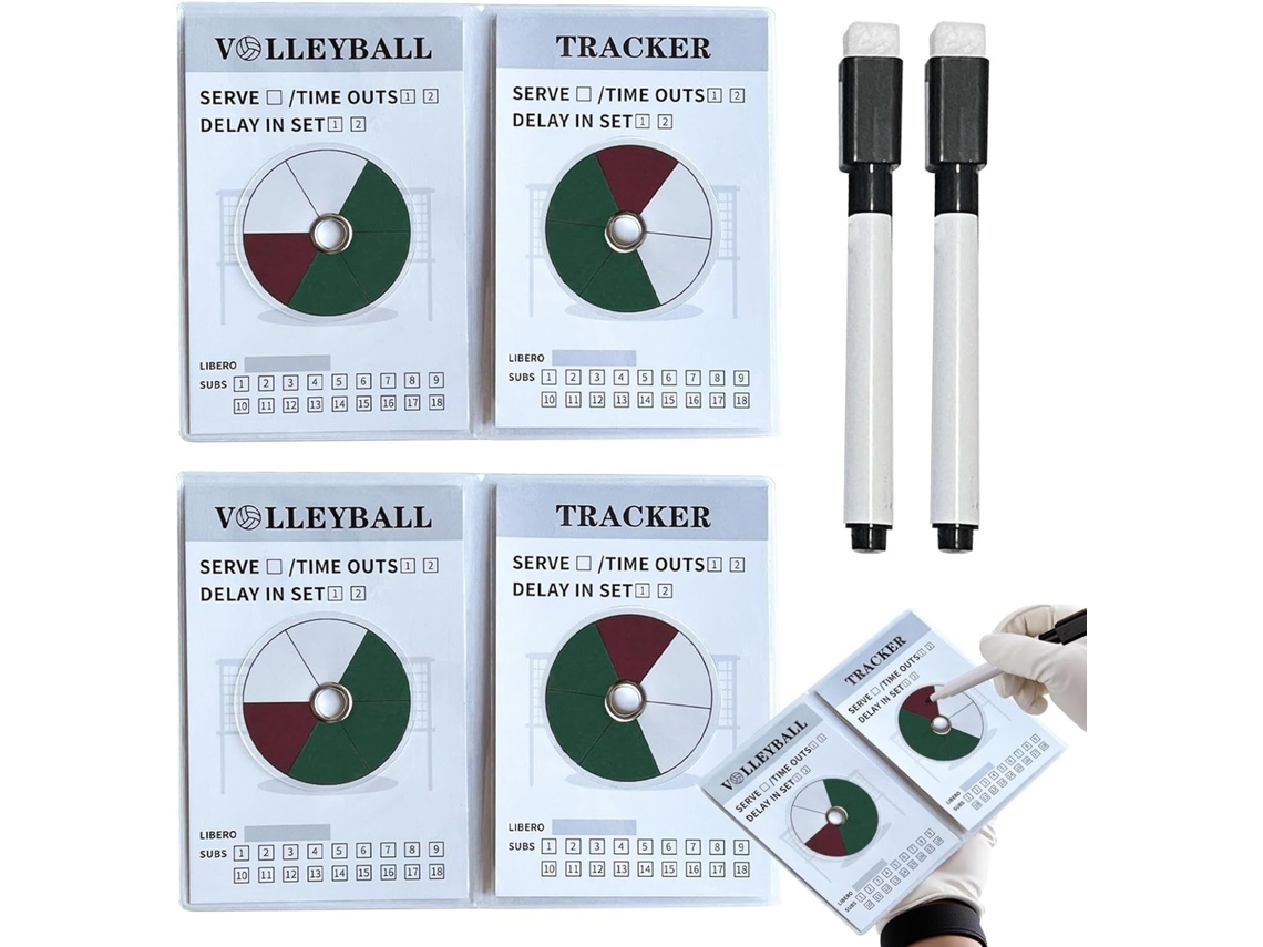 Pista de rotación de voleibol Slowmoose, entrenamiento de estrategia, cuaderno portátil.