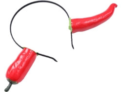 Serre-têtes Pour Adultos Forme De Poivron Accessoires Coiffure Créatifs Fêtes Y Soirées