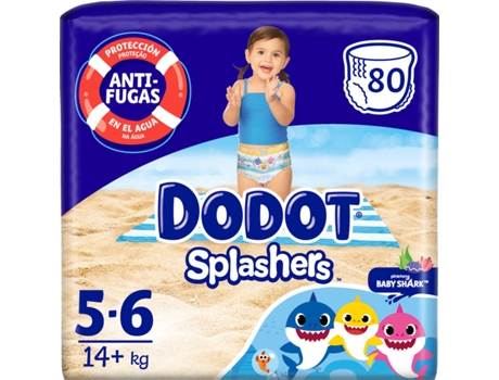 Pañales DODOT Splashers T5 (10X8 - 80 Un)