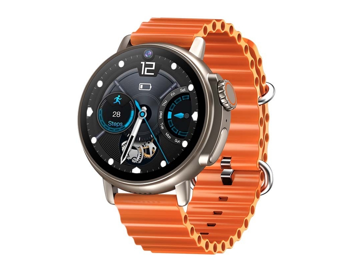Reloj Inteligente 1 6 Pulgadas Pantalla Redonda Amoled Impermeable con Bluetooth Recordatorio de Llamadas Compatible con Iphone Android Plata YEMAESRE