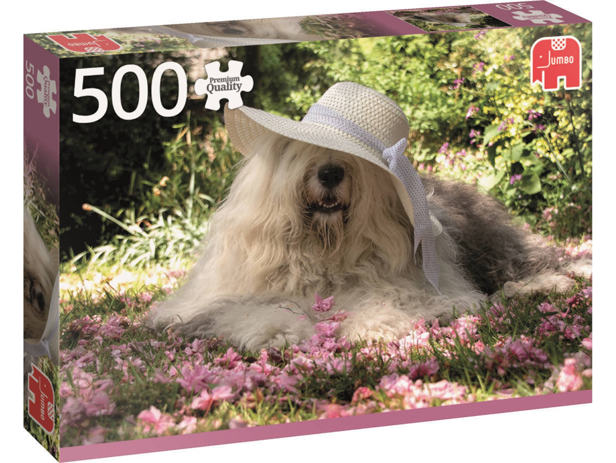 Puzzle JUMBO Sophie in a Bed of Flowers (500 Piezas)