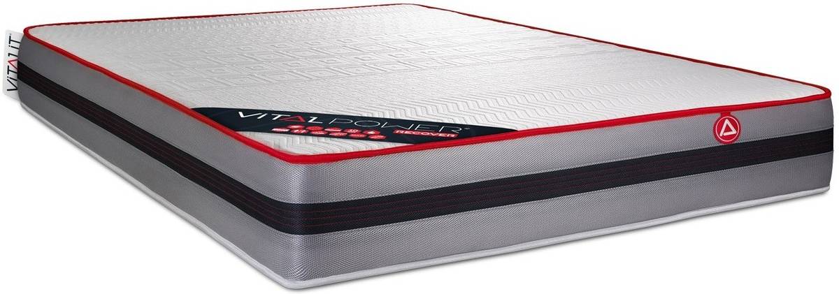 Conjunto de Somier + Colchón VITALIT Vitalpower Recover (150x200 cm - Espuma Viscoelástica)
