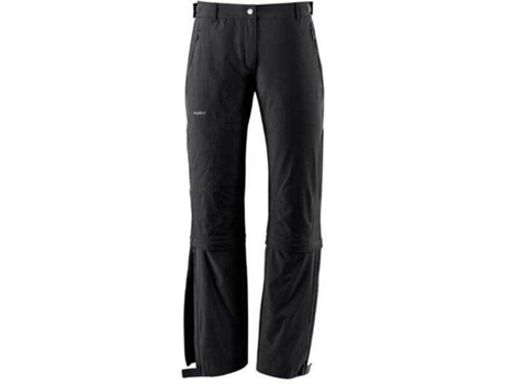 Pantalones para Mujer VAUDE Farley Stretch Capri Short T Zip Ii Negro para Montaña (36)