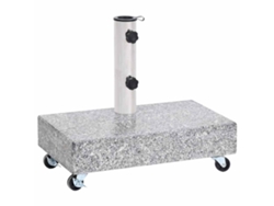 Maison Exclusive - Base De Sombrilla Granito Gris Claro 45x25x8,3 Cm
